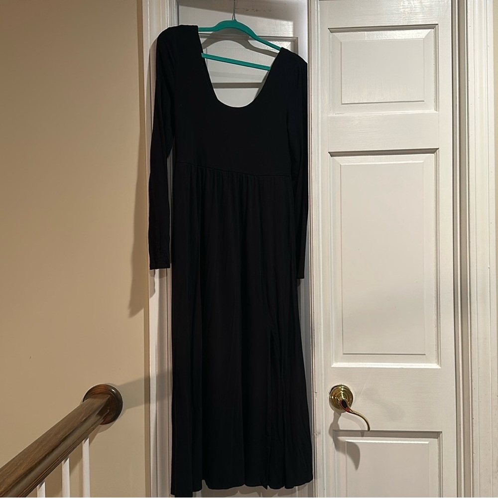 A New Day Stretchy Ballet Midi-Dress